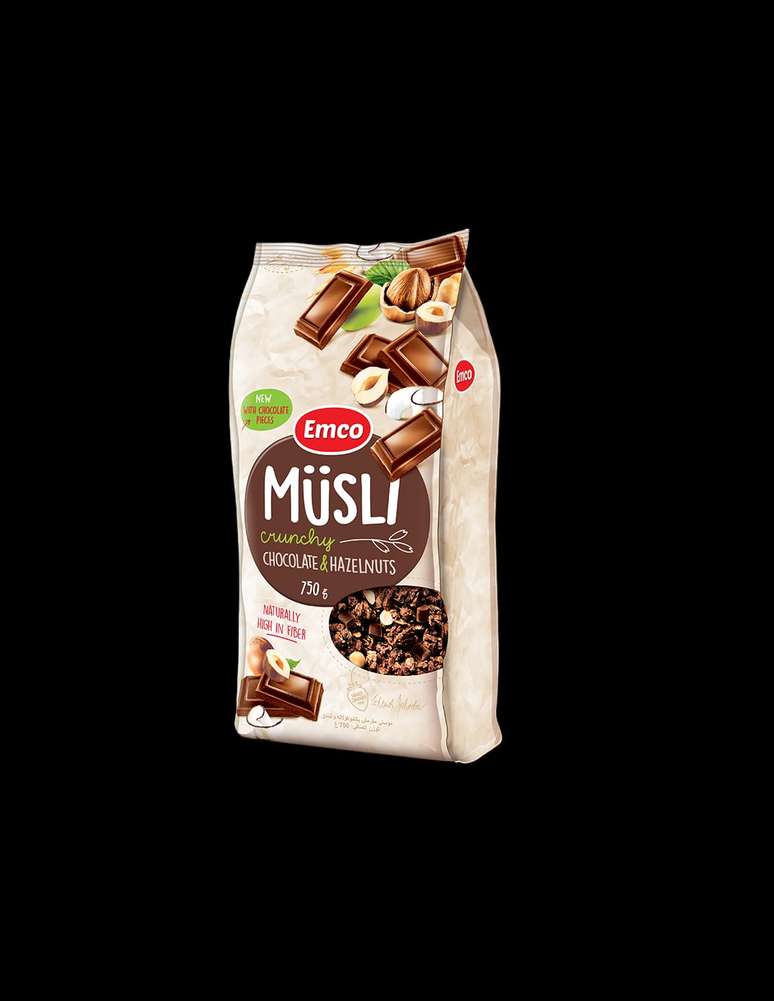 Emc Mus Choco Nut 750